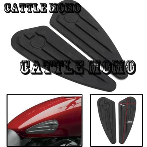 Decals Stickers Knee Tank Pads Legs Knees Protector Decals For Harley Forty Eight XL1200X Iron 883 XL883N Fat Bob FXDF