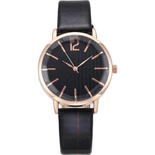 2021 New Brand Luxury Rose gold Casual Women Quartz Watches Ladies Watch Leather Dress Wrist Watches Reloj mujer Kobiet Zegarka