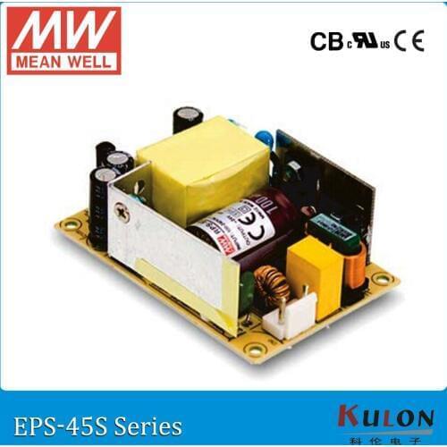 Original Meanwell EPS-45S-24 24V 1.9A 45W mean well PCB type Power Supply open frame EPS-45S