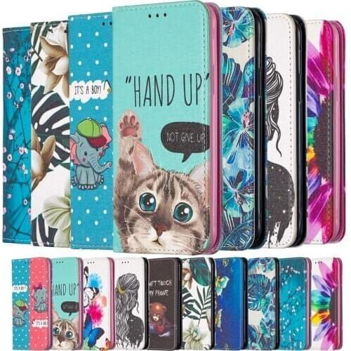 Luxury Magnetic Painting Phone Leather Wallet Case For Samsung Galaxy A12 A32 A42 A52 A72 A02S 5G Card slot Stand Book Cover