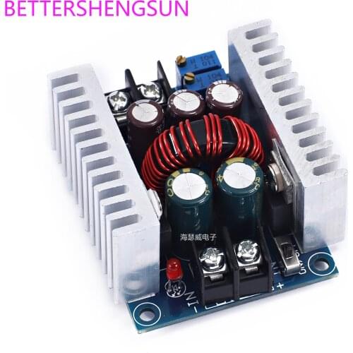 20A high-power synchronous rectifier step-down constant voltage constant current power module charging LED driver 300W