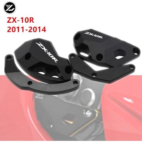 Motorcycle Frame Sliders Falling Crash Pad Protector for Kawasaki ZX-10R zx-10r 2011 2012 2013 2014 crash protectors