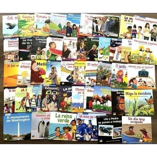 Random 47 Books Child Kids Spanish Book Carhildhood Education Enlightenment Knowledge Story Learning Reading Book Age 3 to 8