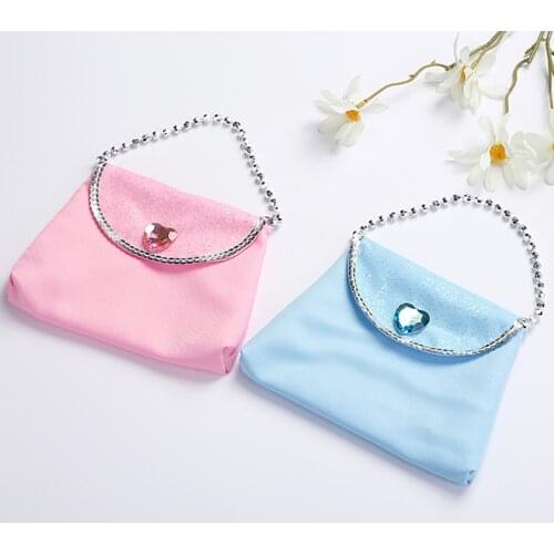 Baby Girls Handbag Princess Cute Bag Peach Heart Snowflake Coin Bag Girl Handbag Crown Wand Doll Accessories Kids