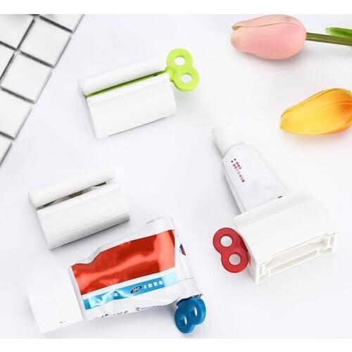 Tooth Paste Squeezer Toothpaste Rolling Tube Dispenser Holder Squeezer Facial Cleanser Press Device For Bathroom Supplies