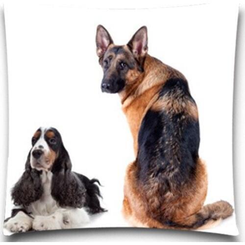 High Quality Soft Cushion Covers Cute Dogs Christmas Halloween Cotton Polyester Pillow Cases 5 size 9 style