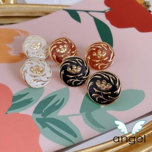 Jewelry morandi rose is warm color department port of atmospheric wind restoring ancient ways buttons