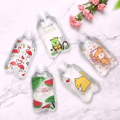 1 Pc Unicorn Flamingo Fruit Pattern Mini Water Injection Bottle Warmer Hands Hot Water Bags Bottles Warmer Hot Bags Tools Supply