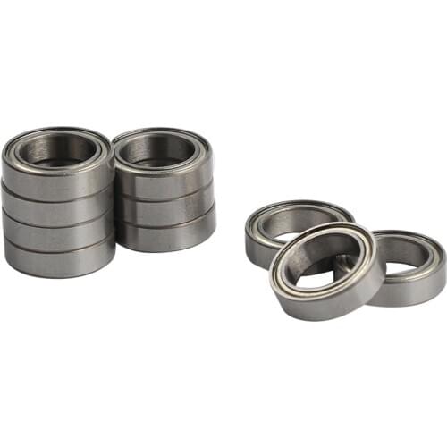 10Pcs Miniature 10*15*4 mm Bearings Steel Metal Shielded 6700ZZ Ball Bearing Thin Wall Roller For RC Cars Trucks