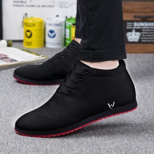 Men Shoes Sneakers Breathable High-Top Men Casual Shoes Lace-Up Canvas Shoes Autumn Winter Fashion Flat Shoes Zapatillas Hombre