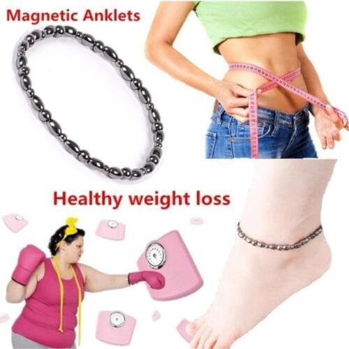 Weight Loss Magnet Anklet Colorful Stone Magnetic Therapy Bracelet Weight Loss Product Slimming Health Care jewelry for 2019