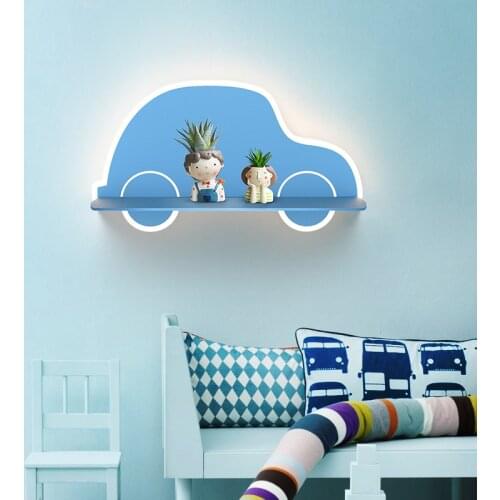 Childrens Room Wall Lamp Nordic Bedroom Bedside Lighting Simple Modern led Wall Light Creative Boy Girl led Cartoon Wall Sconce