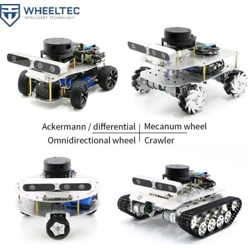 ROS robot Visual slam of Ackerman ROS robot chassis radar navigation unmanned vehicle