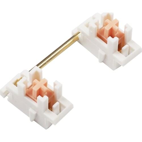 Gold Wire Plate Mounted Stabilizers Orange Panda Color Mint For GK61 SA GMK Keycaps For Mechanical Keyboard GMMK Keychron ID80