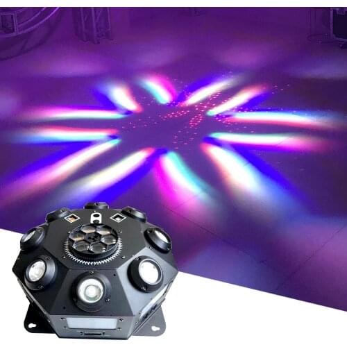 Strobe Beam Wash Laser Super 5in1 Effect Light 6x10W RGBW Bee Eyes Running Horse Light DJ Disco Party Indoor Beam Effect Lights