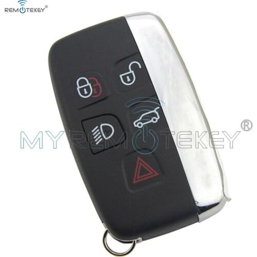 Remtekey Smart Key Shell 5 Button KOBJTF10A for Range Rover Land rover Sport Evoque Car Key Case Car Key Shell Cover Keyless