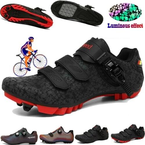 MTB Cycling Shoes SPD Cleat pedal set Professional Outdoor Athletic Racing Bike Shoes self-locking Bicycle Shoes sneakers chauss