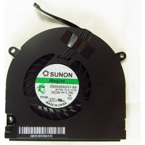 COOLING FAN FOR APPLE MacBook Pro 13" MB466 MB470 MB990 MB991 A1278 A1342 CPU COOLING FAN
