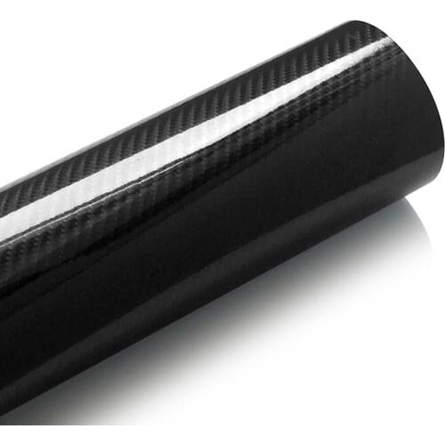 Car Styling 200mmX1520mm 5D Carbon Fiber Vinyl Film high glossy warp Motorcycle Car Stickers Accessories Waterproof Automobiles