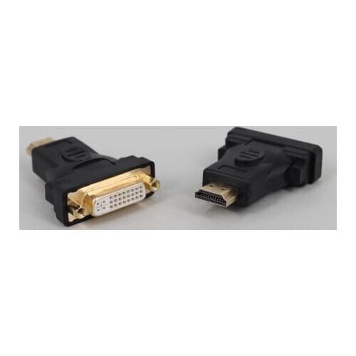 Dinto High Quality 10Pcs/lot DVI 24+5 Female To HDMI Male Gold Converter Adapter Hdmi connector