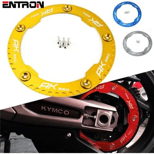For KYMCO AK550 AK 550 2017-2019 High quality Motorcycle Transmission Belt Pulley Protective Cover Rear Drive Protection Cover