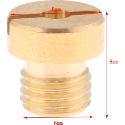 10x M6 Main Jet Injector Nozzle Kit For Carburetor Motorcycle Dirt Bike ATV