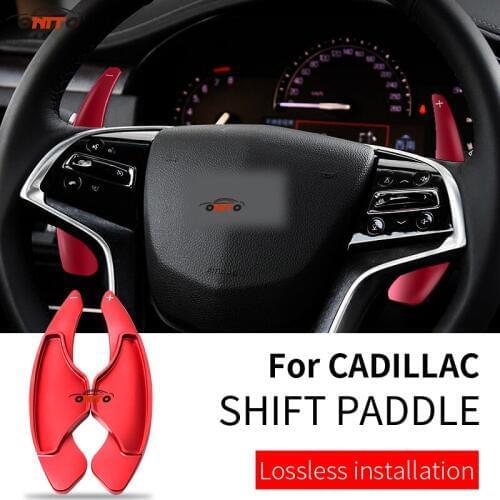 2pcs/lot Fit for Cadillac ATS ATS-L CT6 40T CT6 28T Car Styling Car Steering Wheel Shift Paddle Extension Shifter Accessory