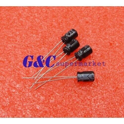 20pcs 47uF 25V 105degreeC Radial Electrolytic Capacitor 5x7mm diy electronics