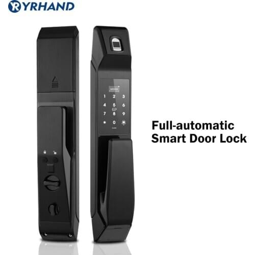 Automatic Smart Fingerprint Door Lock Electronic Lock Fingerprint Password Card Key Unlock Digital Keyless Lock With Doorbell