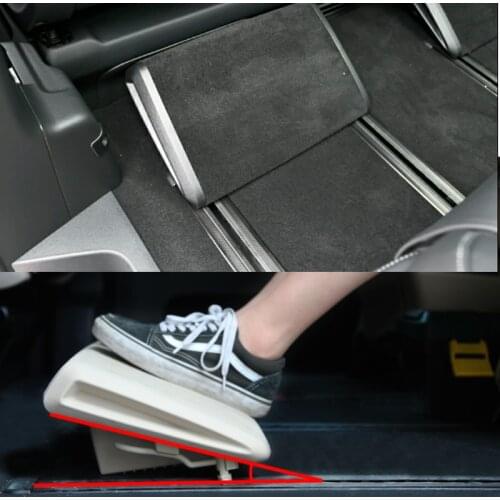 Car Rear Seat Footrest Rest Pedal For Benz V Class Vito Viano Valente Metris W447 2015 2016 2017 2018 2019 Relaxing Footstool