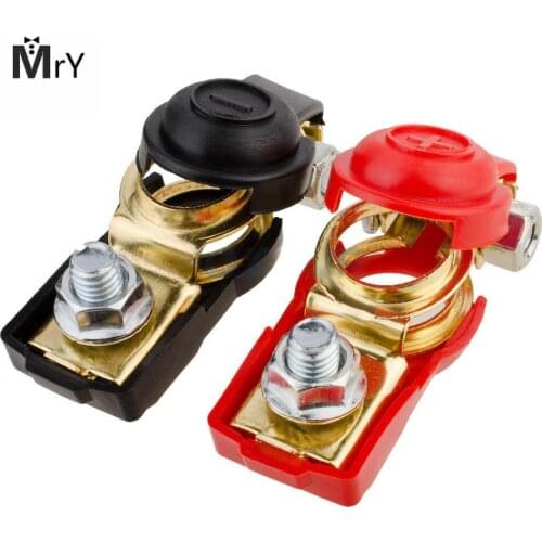 Car Battery Battery Terminals Battery Terminal Connector Clamps Quick Release Connectors Lift Off Boat Red