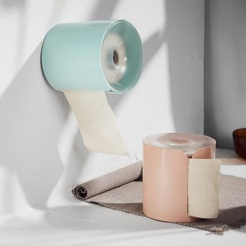Toilet paper holder waterproof toilet paper box household bathroom toilet paper holder plastic toilet paper roll box
