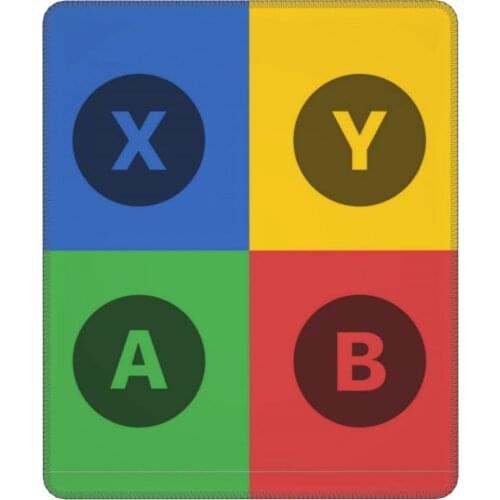 Gamepads Gaming Mouse Pad Video Game Gamer Controller Gaming Lockedge Desk Mat Pads Natural Rubber Office Home Deco Mat