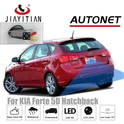 JIAYITIAN Rear View Camera For KIA Forte Hatchback 5d 2010~2018 2012 2013/CCD/Night Vision/license plate camera/Backup Camera