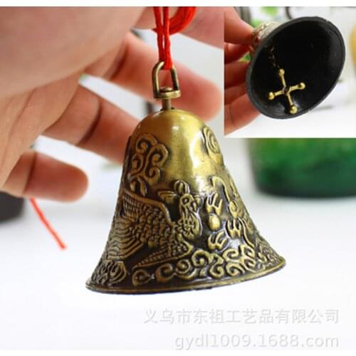 1 Pcs Cow Horse Sheep Grazing Copper Bells Large Thickened Cattle Sheep Zinc Alloy Antique Bells Loud Crisp Pread Farther