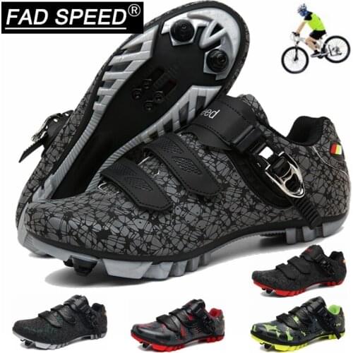 FAD SPEED New Mountain Cycling Shoes Road Cycling Shoes Women Men MTB Shoes nylon Sole Cycling Bicycle Shoes Breathable Luminous