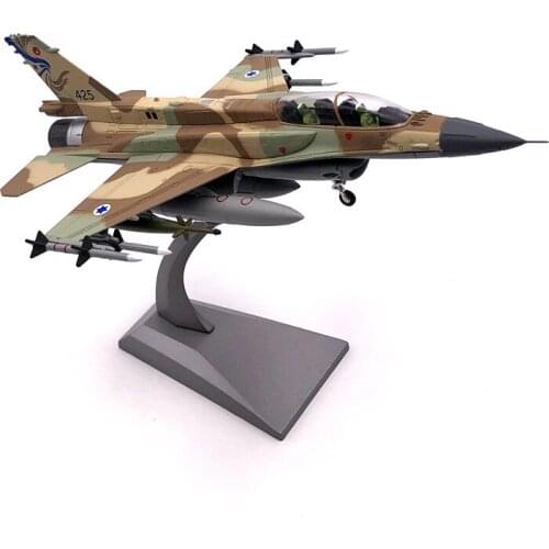 Diecast 1/72 Israeli Air Force F-16I Thunderstorm Military Fighter Model Simulation Finished Desktop Decoration Birthday Gift