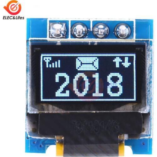 White 0.49 inch OLED Display Module 64x32 0.49" OLED Screen I2C IIC Super Bright for Arduino AVR STM32