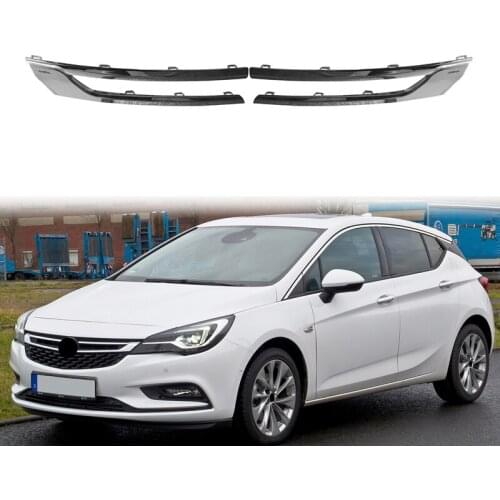 NEW-For Opel Vauxhall Astra 2015-2020 Chrome Upper Front Center Grille Grill Moulding Strips Cover Trim Replacement