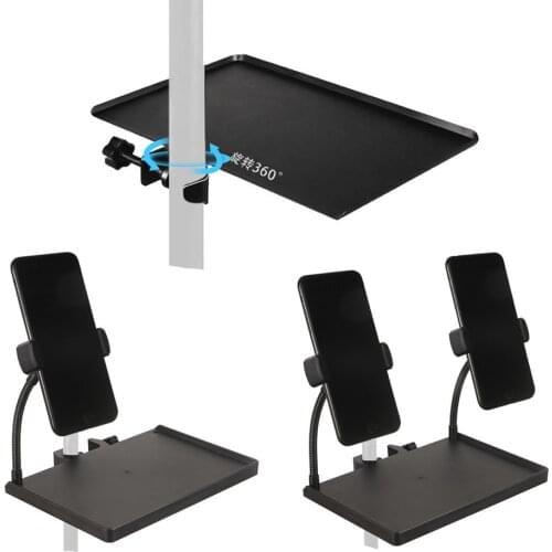 Live Microphone Stand Tray Sound Card Tray Shelf Stand Guitar Playing Live Music Studio Tray Stand Tray Small Corner Tray