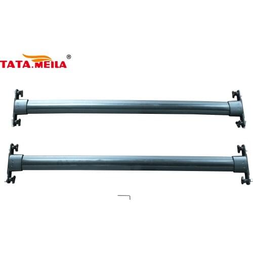 TATA.MEILA BLACK CROSS BARS FOR 2009-2014 TOYOTA HIGHLANDER ALUMINIUM ALLOY MATERIAL