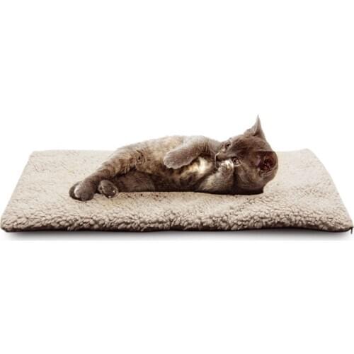 Pet Cat And Dog Self-heating Pad Insulation Pad Washable Pet Blanket Soft Lamb Cotton Pet Blanket Sofa Cushion Household Carpet