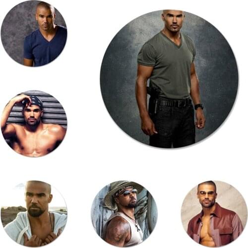 Sexy USA Star Men Shemar Moore Kitchen Home Decor Refrigerator Magnetic Stickers bottle Beer Opener 58mm