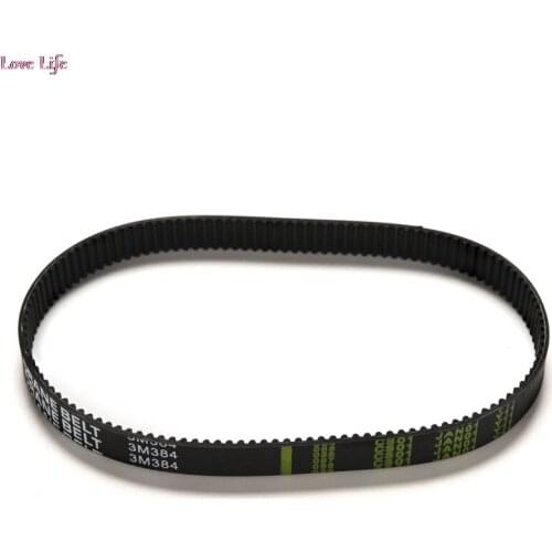 Replacement 384mm Length Drive Belt HTD 384-3M-12 Escooter Electric Scooter