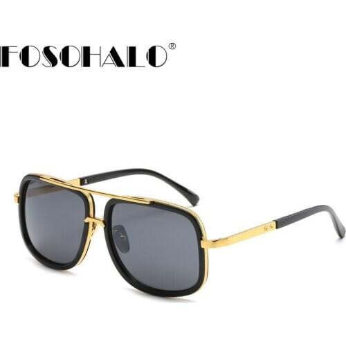 Vintage Square Sunglasses Women Small Frame Classic Sun Glasses Yellow Blue Lens Men Steampunk Eyeglasses Retro Shades Eyewear