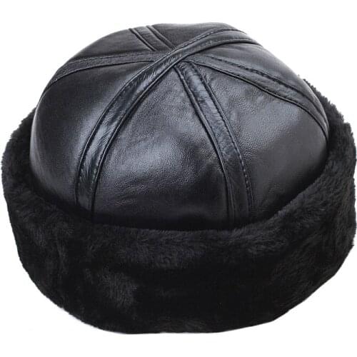 Sheepskin Warm Fur Hat Is Suitable For Middle-Aged And Old People In Winter
