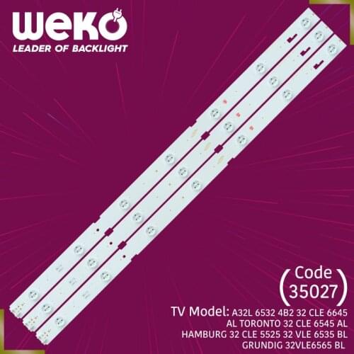 TV LED BAR-SAMSUNG_2015ARC320_3228 ART07_REV1.0_150725_LM41-00175A - 63.4 CM 7 LEDS TOTAL 3 PCS