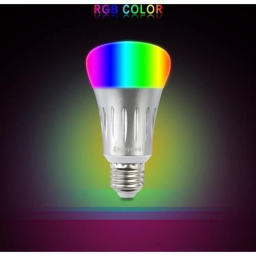 7W E27 LED 220V Wireless Wifi APP Remote Control Smart Light RGB LED Lamp Bulb Wedding Decoration IOS/Android Outdoor Led Lig K6