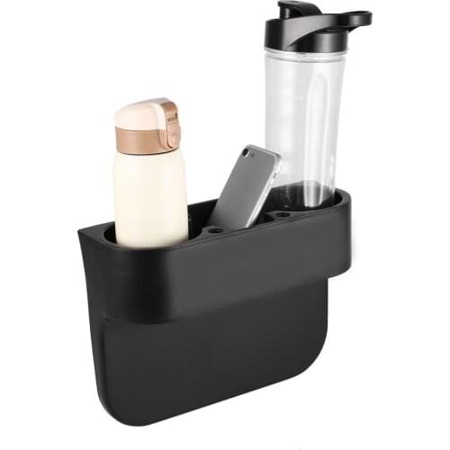 Universal Auto Truck Car Seat Drink Holder Rubbish Case Bin Valet Beverage Can Bottle Food Mount Stand Storage Box