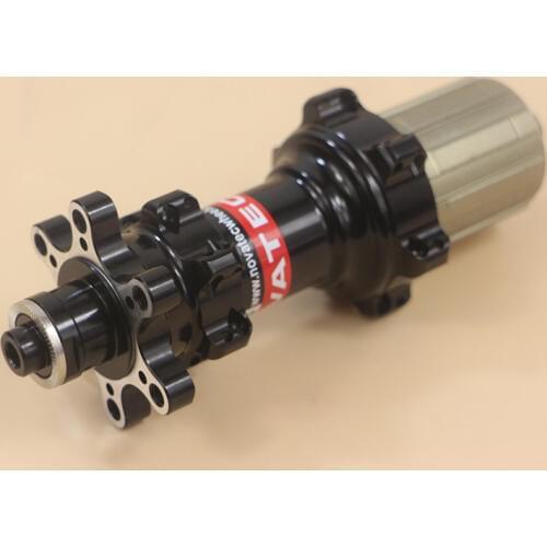 Super light Novatec D412SB Straight pull rear hub QR*135mm 12*142mm TA thru-axle road disc bicycle hub 24 hole 9v 10v 11v XX1